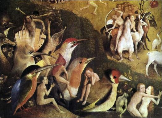 the garden of earthly delights. detail