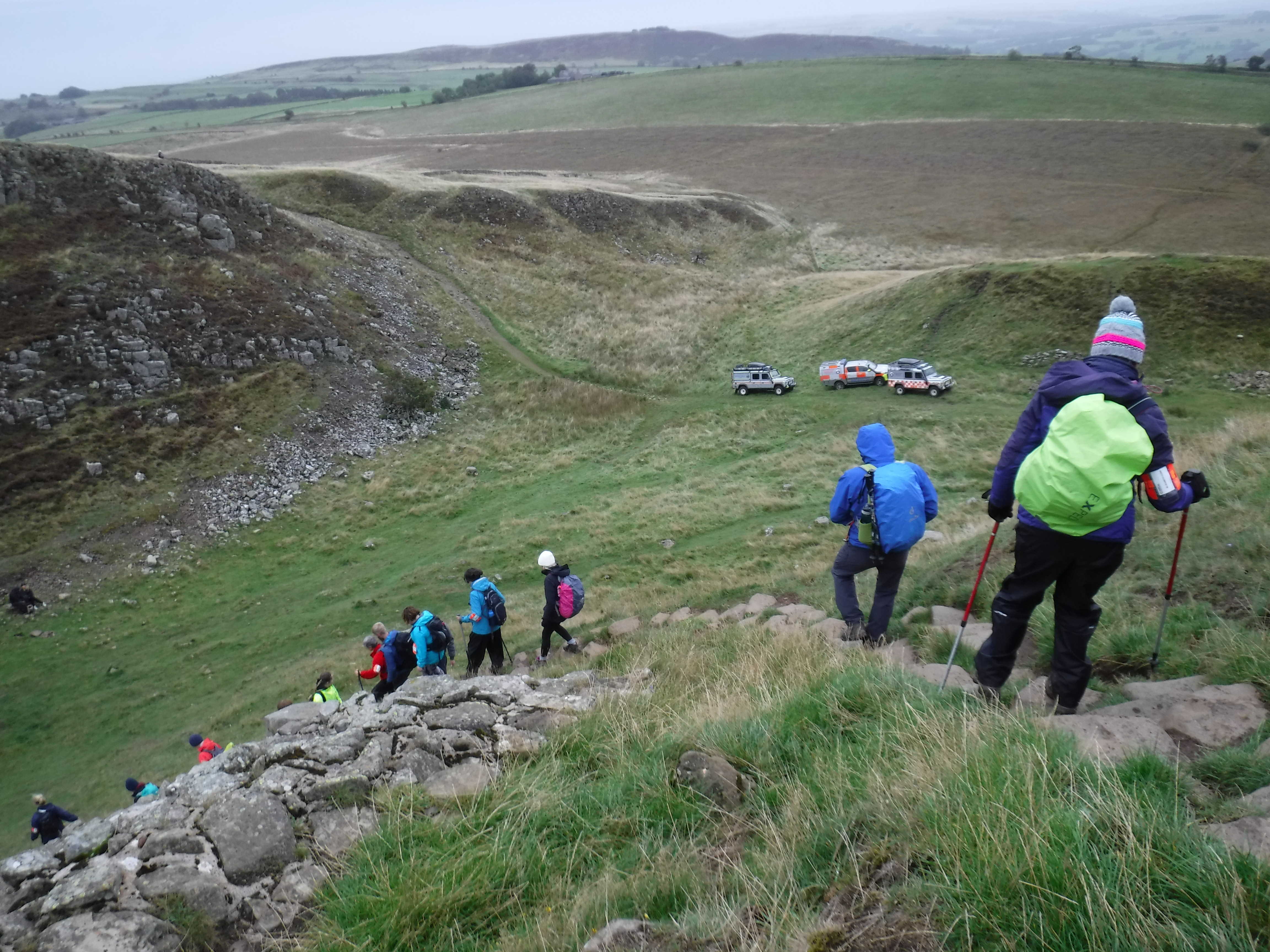 Hadrian's Wall. Day 2. 9 - Down into Sycamore Gap.jpg