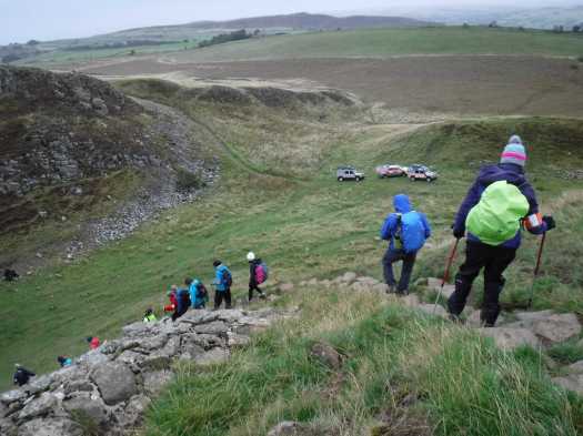 Hadrian's Wall. Day 2. 9 - Down into Sycamore Gap.jpg